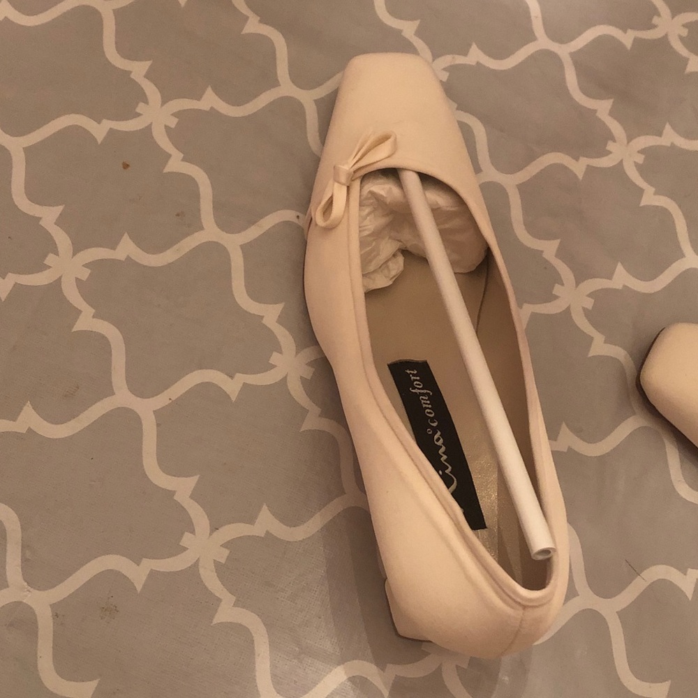 Nina Cream Women's dress shoes heel - Picture 3 of 4